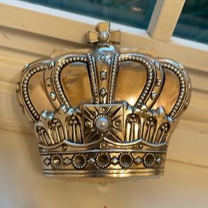 Vintage Crown Design Trinket/Jewelry Dish